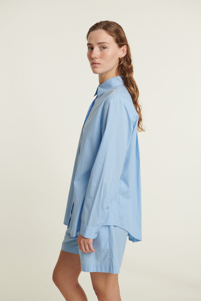 Basic Apparel Silje LS Shirt Skjorter 772 Frozen fjord